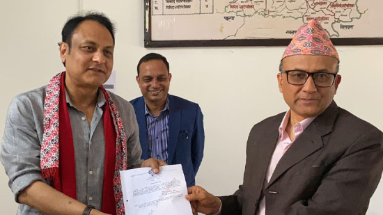तनहुँ-१ मा एमालेका सर्वेन्द्र खनालको मनोनयन दर्ता